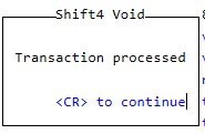 Shift4/Dollars on the Net Void CC Transaction Image 2