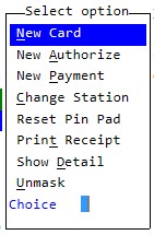 Charging a Credit Card Screen 15