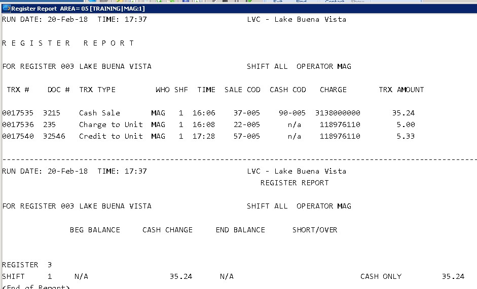 Quick Transaction Entry Screen 11